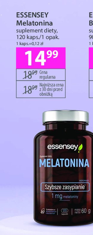 Melatonina Essensey promocja