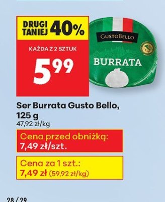 Ser promocja w Biedronka