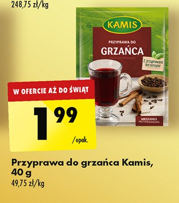 Przyprawa do grzańca Kamis promocja w Biedronka