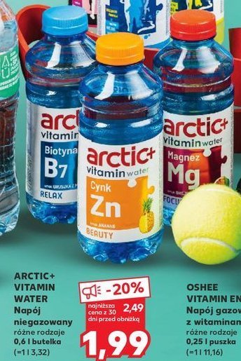 Woda relax Arctic plus elements promocja w Kaufland