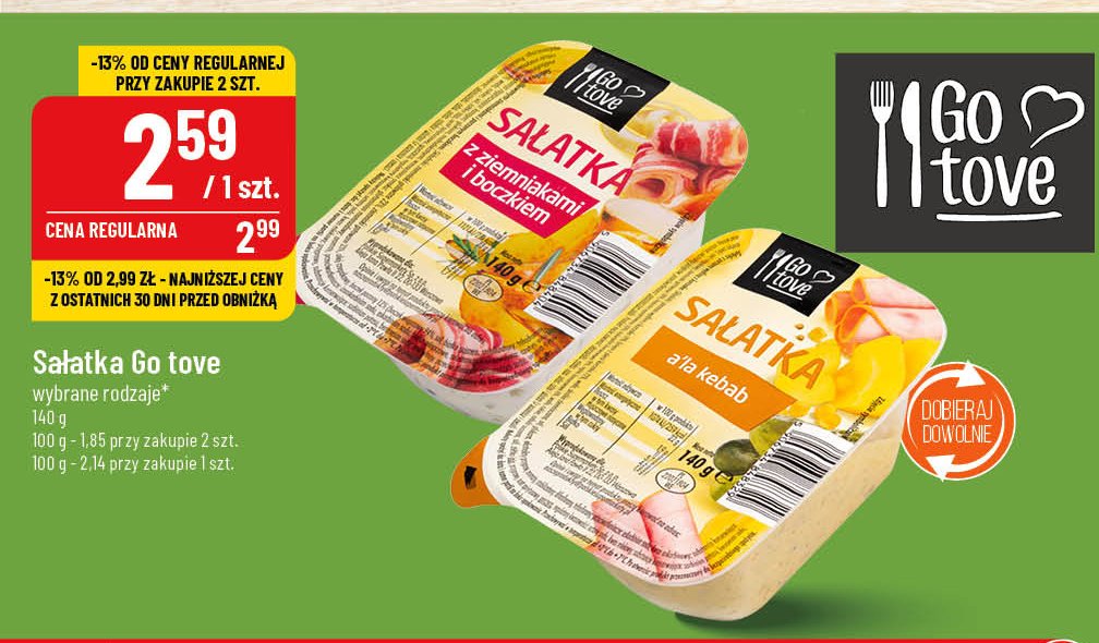 Sa艂atka z ziemniakami i boczkiem Gotove promocja
