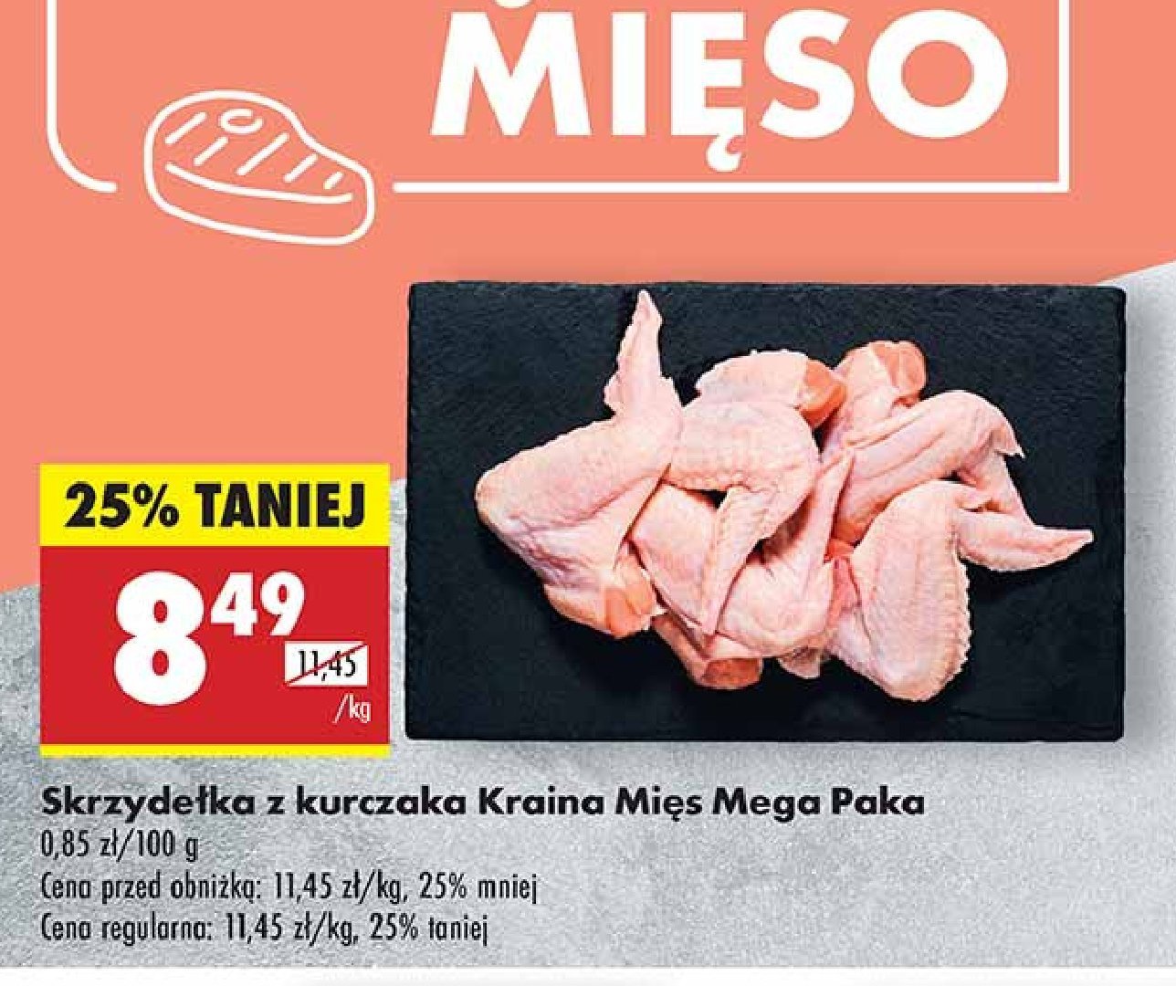 Skrzydełka z kurczaka Kraina mięs promocja