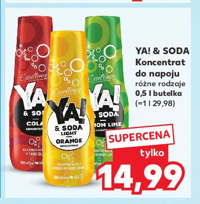 Syrop do saturatorów cytryna-limonka Excellence ya! promocja