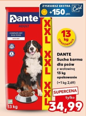 Sucha karma dla psów z wołowiną promocja w Kaufland