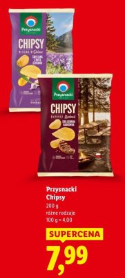 Chipsy różne rodzaje promocja w Lidl