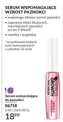 Serum wzmacniające do paznokci promocja w AVON