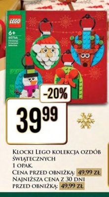 Klocki LEGO 40744 kolekcja ozdób świątecznych promocja w Dino
