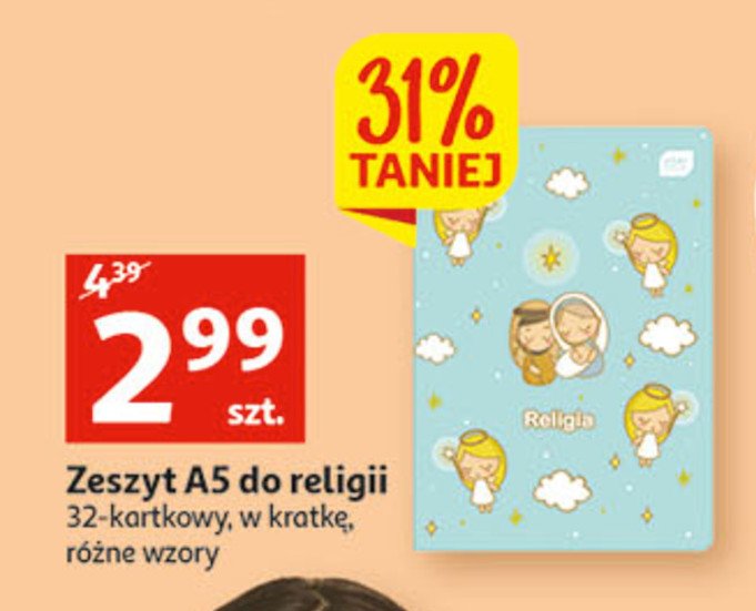 Zeszyt do religii a5 32 kartki kratka Interdruk promocja w Selgros