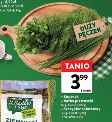 Szczypior sałatkowy Z SADÓW I PÓL promocja w Intermarche