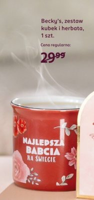 Zestaw Becky's, zestaw kubek i herbata, 1 szt. promocja w Rossmann