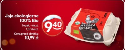 Jaja ekologiczne 100% Bio promocja w Żabka