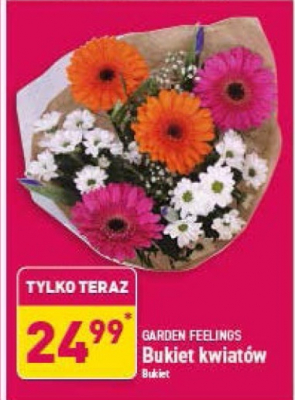 Bukiet kwiatów Garden feelings promocja