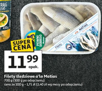 Filety śledziowe a'la Matias promocja w Auchan