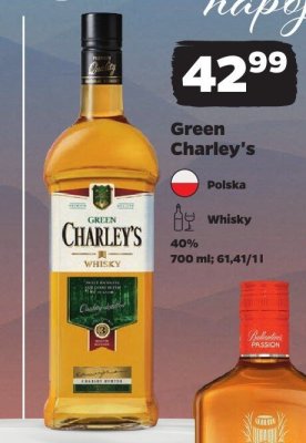 Whisky Green Charley's promocja w Netto