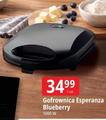 Gofrownica Blueberry Esperanza promocja w Leclerc
