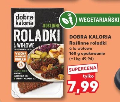 Roślinne roladki à la wołowe Dobra Kaloria promocja w Kaufland