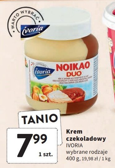 Krem noikao czekoladowy duo Ivoria promocja