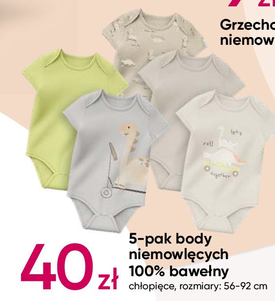 Body niemowlęce 56-92 cm promocja