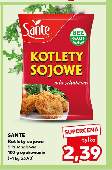 Kotlety sojowe a'la schabowe Sante promocja