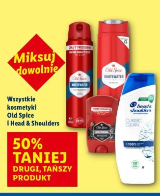 Kosmetyki Old Spice i Head & Shoulders drugi -50% taniej promocja w Lidl