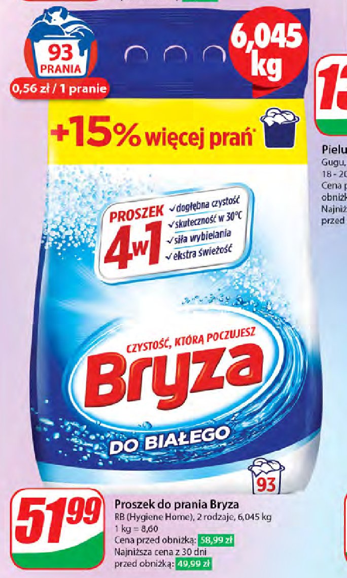 Proszek do prania do białego 4w1 promocja