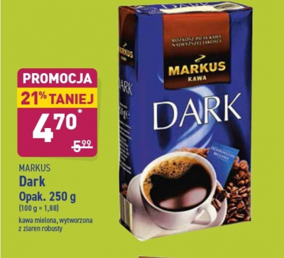Kawa Markus dark promocja