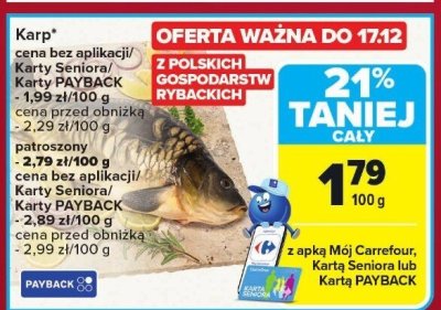 Karp promocja w Carrefour Market