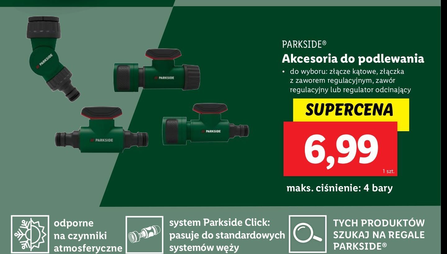 Zawór regulacyjny Parkside promocja w Lidl
