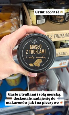 Masło z truflami i solą morską promocja w Biedronka