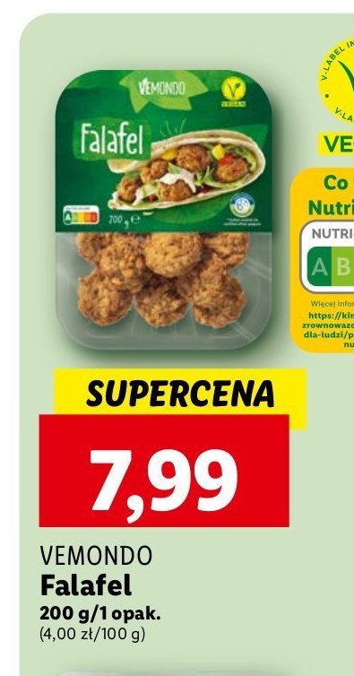 Falafel Vemondo promocja