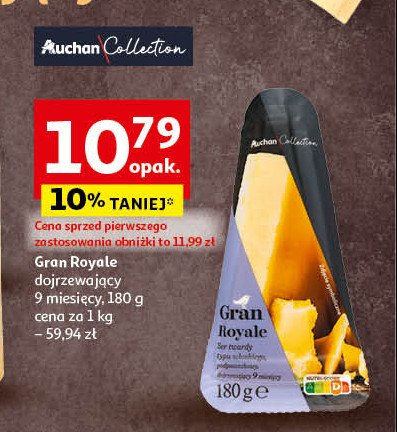 Ser gran royale AUCHAN COLLECTION promocja