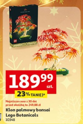 Klon palmowy bonsai Lego Botanicals 10348 promocja w Auchan