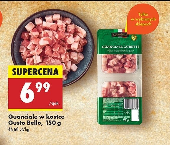 Guanciale kostka Gustobello promocja