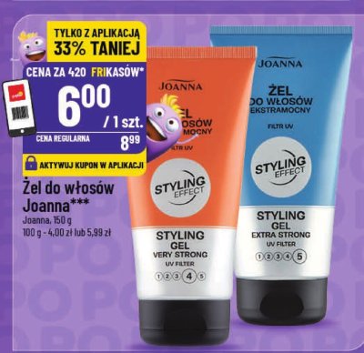 Żel do włosów Joanna Styling Effect promocja w POLOmarket