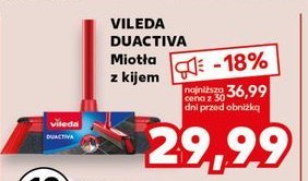 Miotła duactiva Vileda promocja