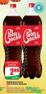 Napój gazowany Polo Cockta Zbyszko promocja w Dino