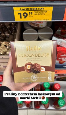 Praliny z orzechem laskowym Cocoa Delice promocja w Biedronka
