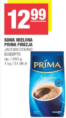 Kawa mielona Prima Finezja Jacobs Douwe Egberts promocja w SPAR