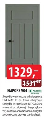 Drzwi wewnętrzne EMPORE V04  promocja w Dobre Dla Domu