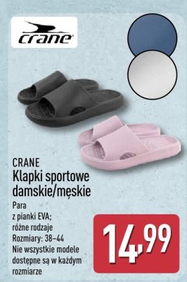 Klapki sportowe damskie/męskie promocja w Aldi
