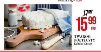 Twaróg półtłusty Kabako milk promocja