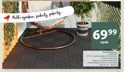 Parkiet tarasowy 0.31 x 0.31 cm promocja