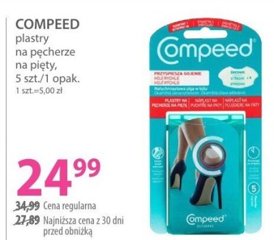 Plastry na pęcherze COMPEED na pięty promocja w Hebe