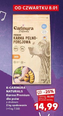 Karma Premium dla psów z drobiem 2kg  promocja w Kaufland