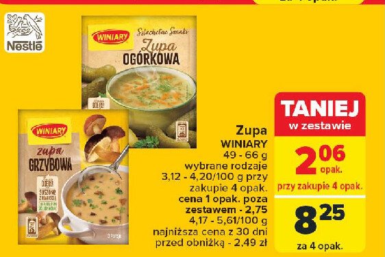 Ogórkowa Winiary jak u mamy promocja w Carrefour Market