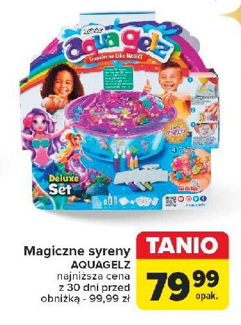 Zestaw aqua gelz magiczne syreny Simba promocja w Carrefour