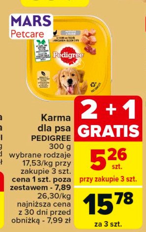 Karma dla psa kurczak z olejem z ryb Pedigree promocja