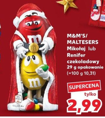 Mikołaj / Renifer czekoladowy promocja w Kaufland