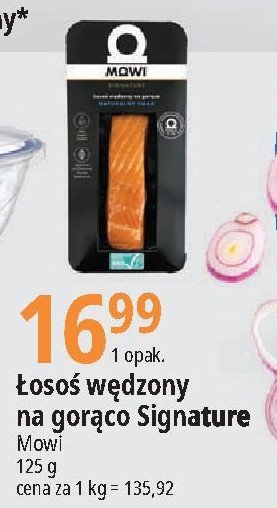 Łosoś wędzony na gorąco naturalny Mowi Marine harvest promocja