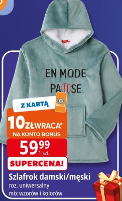 Szlafrok damski/męski promocja w Leclerc